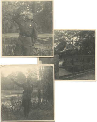 Три фронтовые фотографии из Висмара от дяди Игоря Володе Лидину. 19.12.1945 г